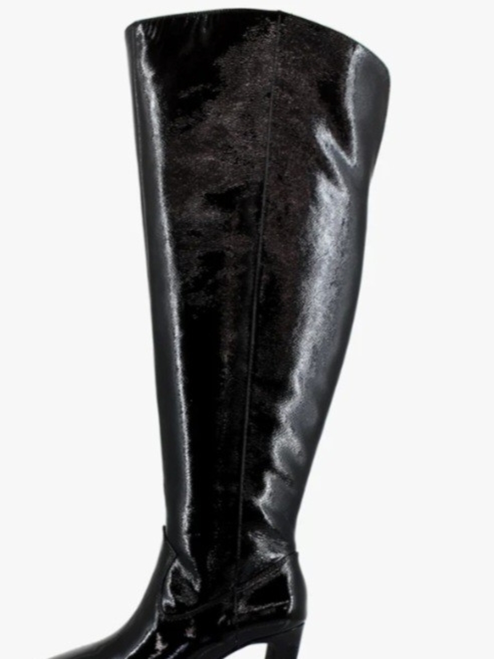 Vince Camuto Black Over-the-Knee Glossy Boots